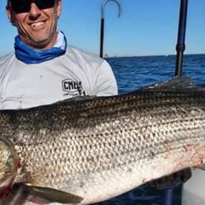 Inshore fishing charter on the New Jersey coast